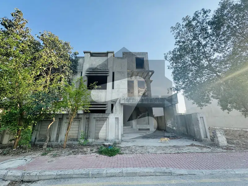 Grey Structure 10 Marla House With Basement Available For Sale In Tulip Block Bahria Town Lahore