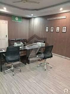Furnished Comercial office For Rent , vip block 17, johar