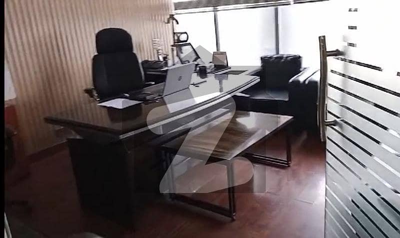 fully furnished office at gulberg