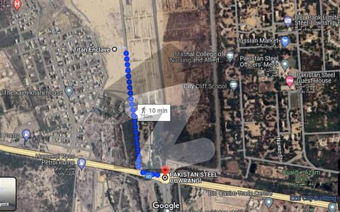 120 Square Yard Residential Plots Available On Installments At National Highway