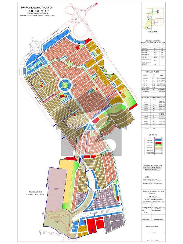50x90 kanal Corner Residential plot for Sale in Top City Block C Reasonable Price