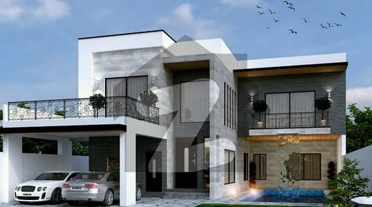 1 Kanal Sami Finish House With Swimming Pool For Sale Attractive and Beautiful Looking