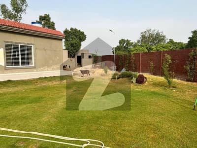 8 Kanal Corner Farmhouse For Sale With Boundry Wall An Gate In Spring Medows Bedian Road
