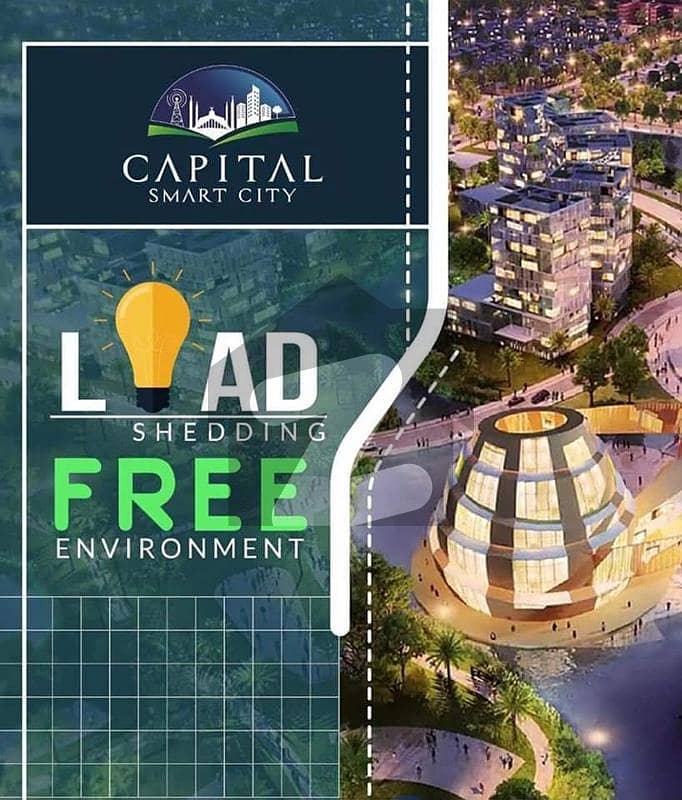 10 marla 41.40 lac capital smart city overseas central G block plot available