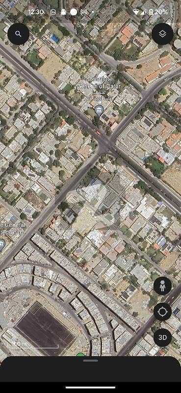 بہادر آباد گلشنِ اقبال ٹاؤن,کراچی میں 3 کنال رہائشی پلاٹ 45.0 کروڑ میں برائے فروخت۔