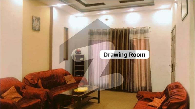 10 mrla ground flor portion for Rent Reasonable Rent gas available 2 bed 1 kitchen TV lounge drawing rom hot location near to 100 fit road