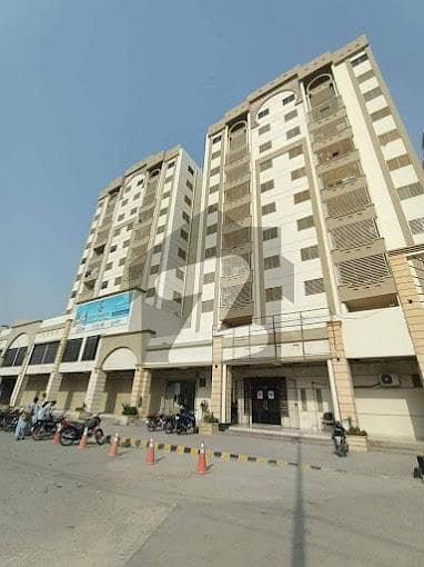سٹی ٹاور اینڈ شاپنگ مال یونیورسٹی روڈ,کراچی میں 2 کمروں کا 6 مرلہ فلیٹ 1.45 کروڑ میں برائے فروخت۔