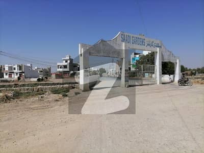 Prime Location 120 Square Yards Residential Plot For Sale In Saadi Garden - Block 2 Karachi In Only Rs 6300000