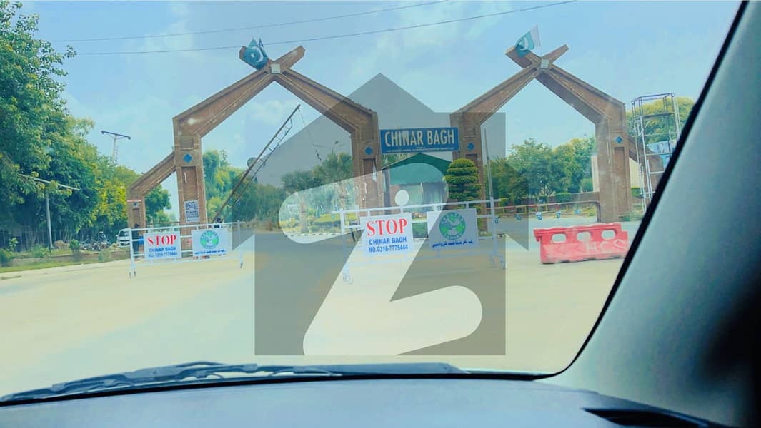 Corner 3 maral commercial plot available for sale at 40 lac in chinar bagh