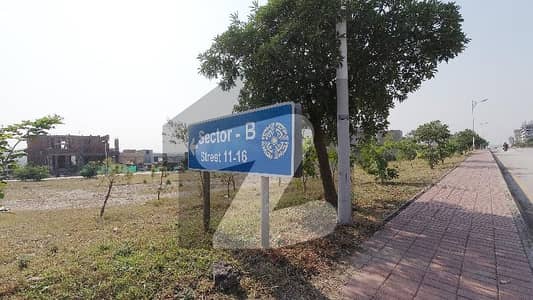 In Bahria Town Phase 8 - Block B Residential Plot For Sale Sized 10 Marla