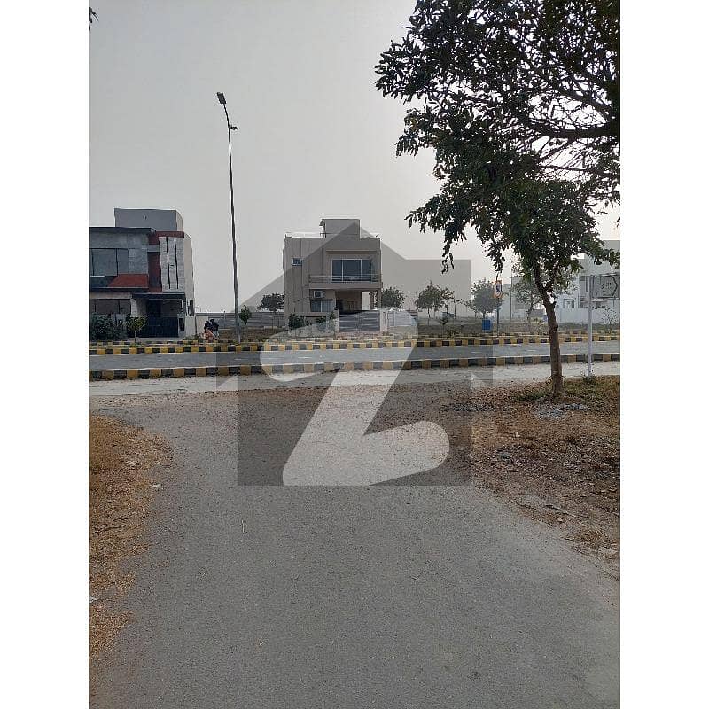 5 Marla plot on 50 feet road facing green belt for sale in DHA 9 Town