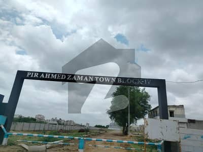 Plot For Sale Pir Ahmed Zaman Town Block 4