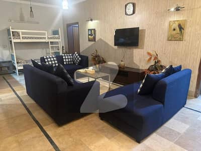 Beautiful Fully Furnished Apartment For Rent 2 Room Attach Washroom D TV Launch Kitchen