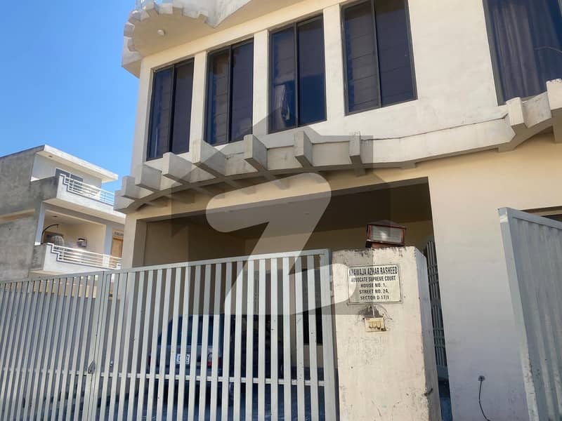 Corner House for sale in D-17 Islamabad Block B