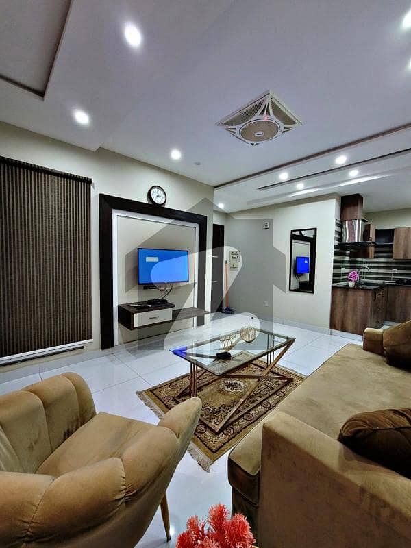 1 Bed Vip Fully Furnished Flat For Rent Bahria Town Lahore