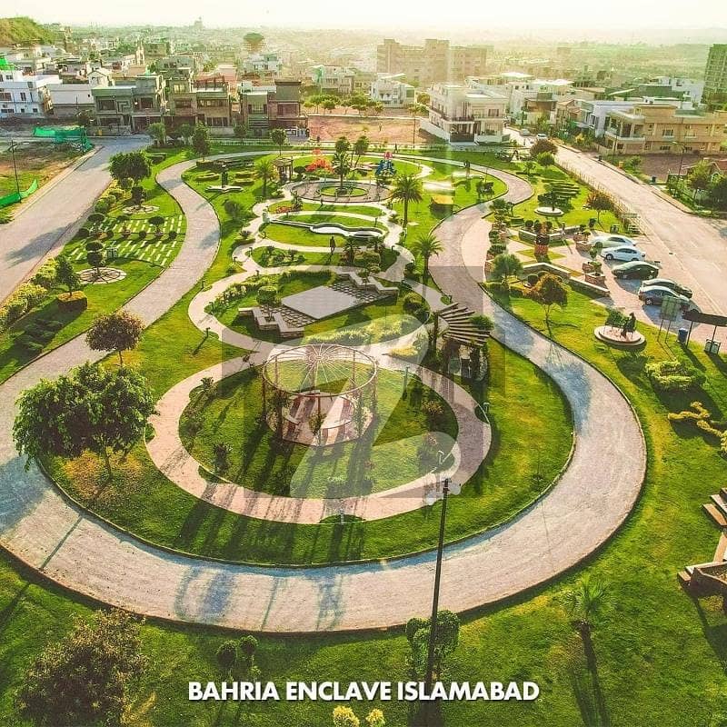 Ideal Location 1 kanal Margalla Facing Park Face Plot For Sale In Bahria Enclave Islamabad Sector B2