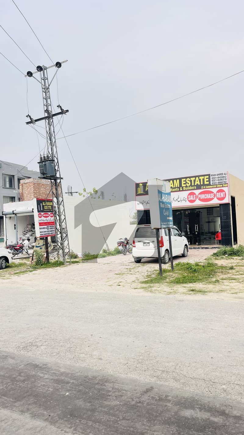 Corner 3 Marla Commercial Available For At 40 Lac In Chinar Bagh