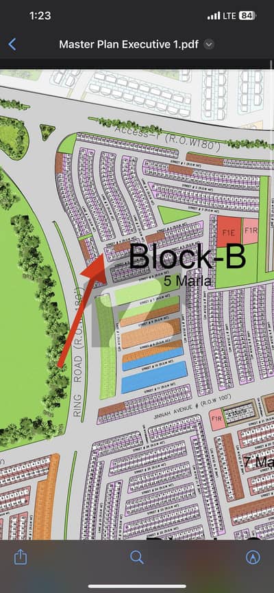 Capital smart city exective Block 7 Marla Corner plot