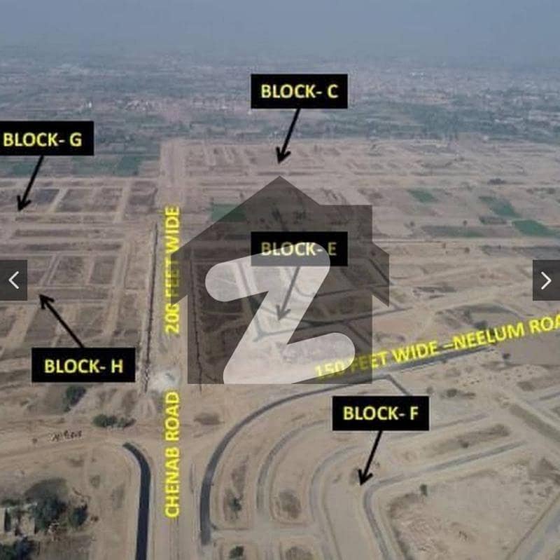 LDA City C-Block 5 Marla On Ground Carpet Road Plot For Sale