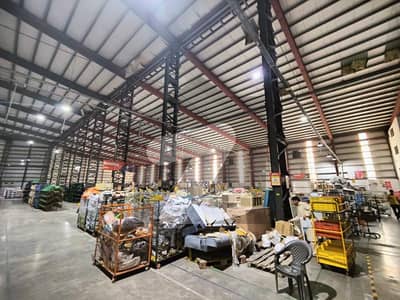 Steel Structure Warehouse Of 70,000 Sq. Ft Is Available On Rent.