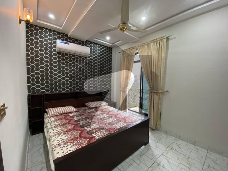 Double Bedroom Full Furnished Family Flats Available For Rent Phase 1 Block In City Housing Gujranwala
