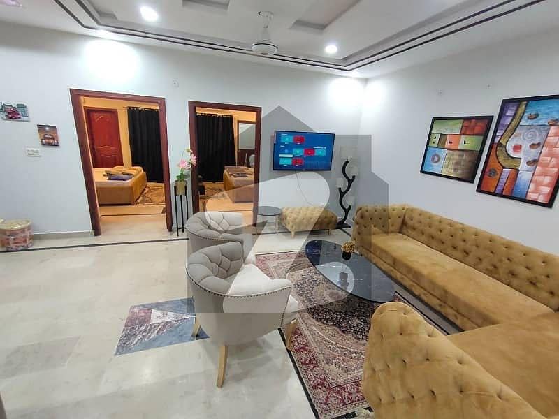 Double Bedroom Full Furnished Flats Available For Rent In City Housing Gujranwala
