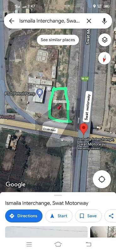 58 Marla Commercial Plot on Prime location in Swabi Road Mardan