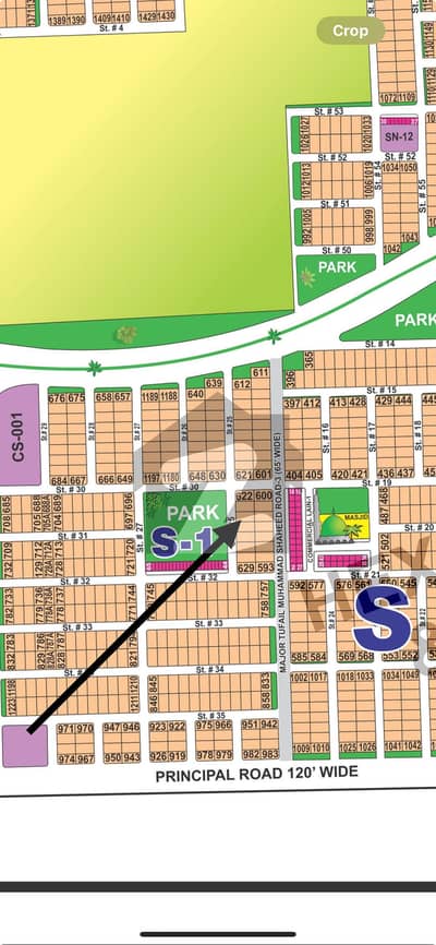 Sector S Park Face Plot At Prime Location