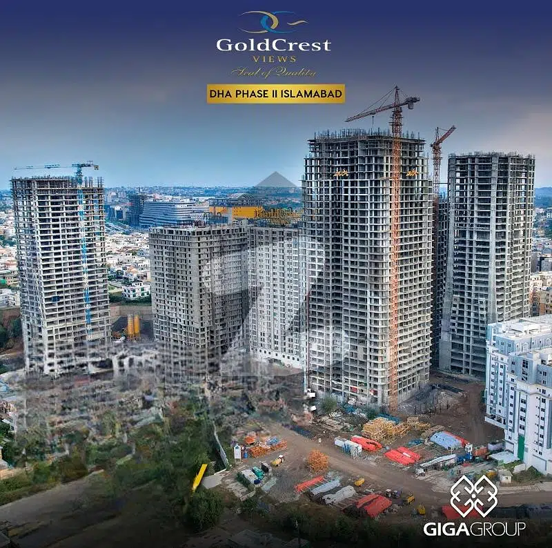 Two Bedroom Flat For Sale In Goldcrest Views 1 Tower B Near Giga Mall World Trade Center DHA Phase 2 Islamabad