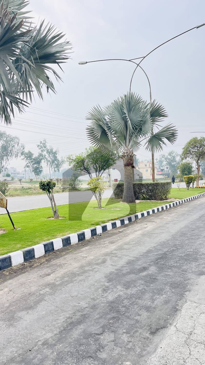 2 Kanal Facing park Main Boulevard LDA Approved Plot At 225 lac Of Chinar Bagh Housing Society