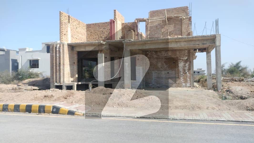 One Kanal Grey Structure House For Sale In DHA Peshawar Sector A