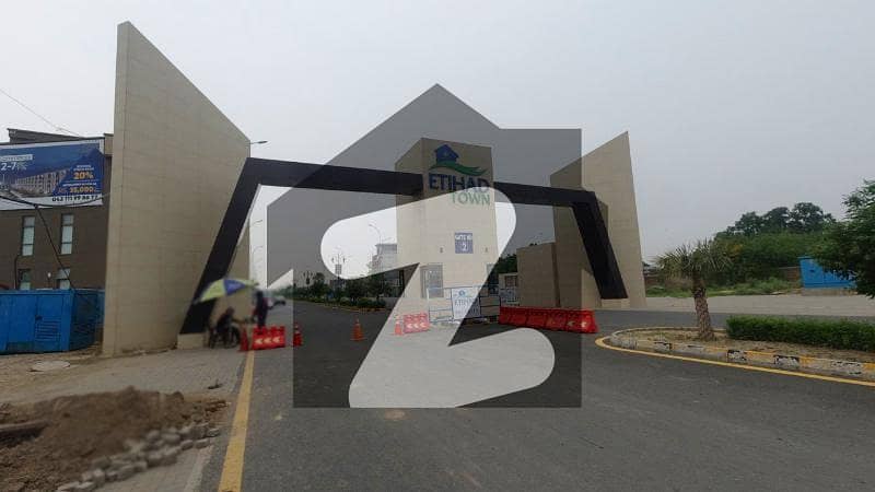 10 Marla Residential Plots Prime Location For Sale On Raiwind Road In Etihad Town Phase 1 Block E Near Thokar Niaz Baig, Motorway Lahore.