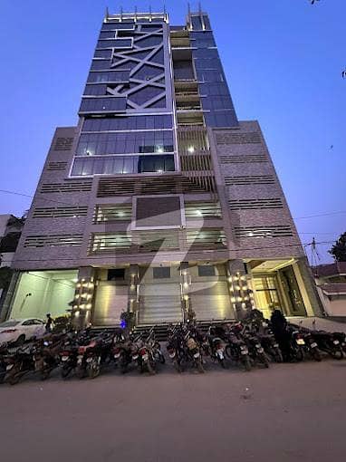 Prime Commercial Office Space for Rent on Bahadurabad Main Alamgir Road Facing