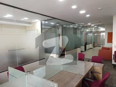 Prime Fully Furnished Office Space for Rent on Main Shahra-e-Faisal