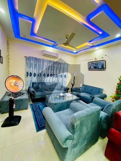 Brand New Luxury Fully Furnished 5 Marla Double Storey House For Rent Near Mosque Park Market Ideas Location 3 Bedroom Bath TV Lounge Drawing Room Kitchen Walking Distance All Facilities Available Car Parking