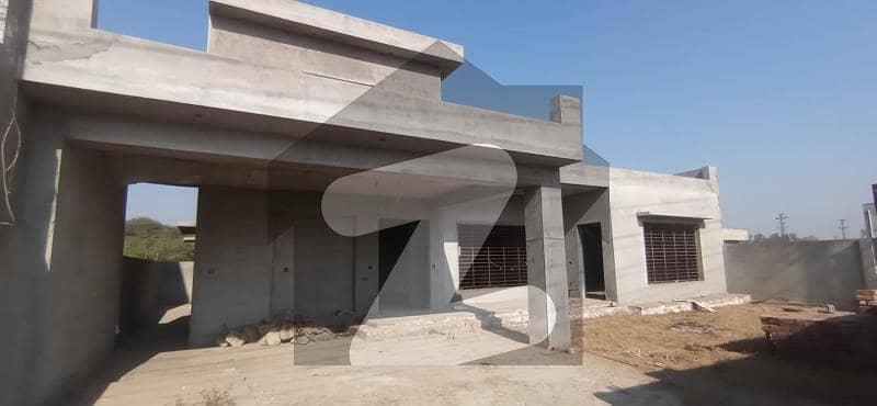 TOP QUALITY 1 Kanal Grey Structure Single Storey House For Sale