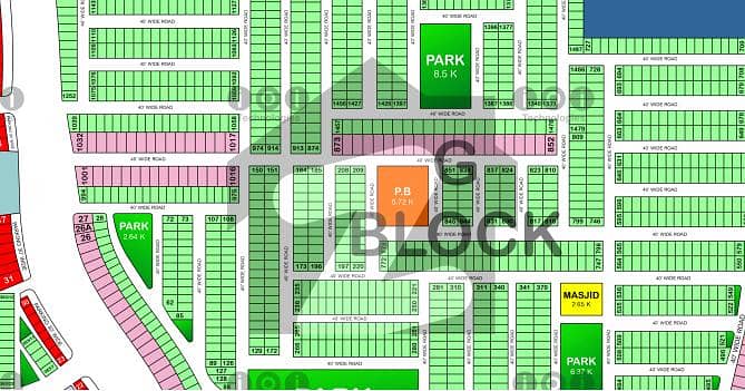 5 Marla Low Cost Plot for sale in G Block, Bahria Orchard, Lahore