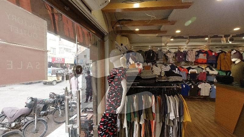 Factory Outlet Is For Sale, A Big Shop, Block 3 Gulshan-E- Iqbal Kda Market