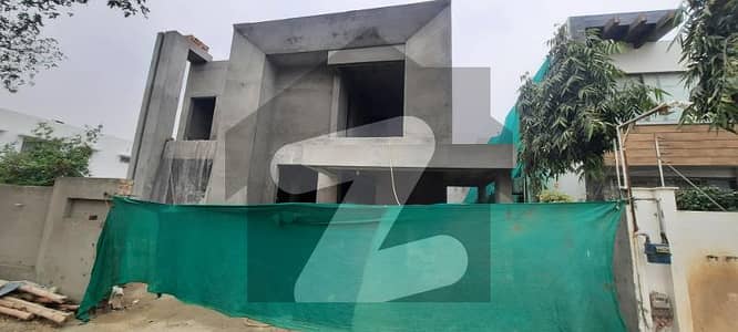 1 KANAL GREY STRUCTURE WITH BASMENT POOL MAZHAR DESIGN HOUSE