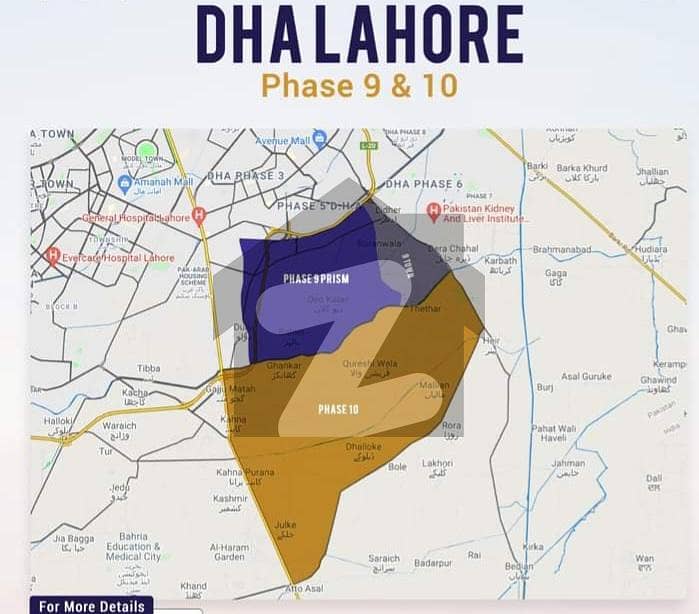 DHA Phase 10 Best Investment Time 1 Kanal Allocation Plot File