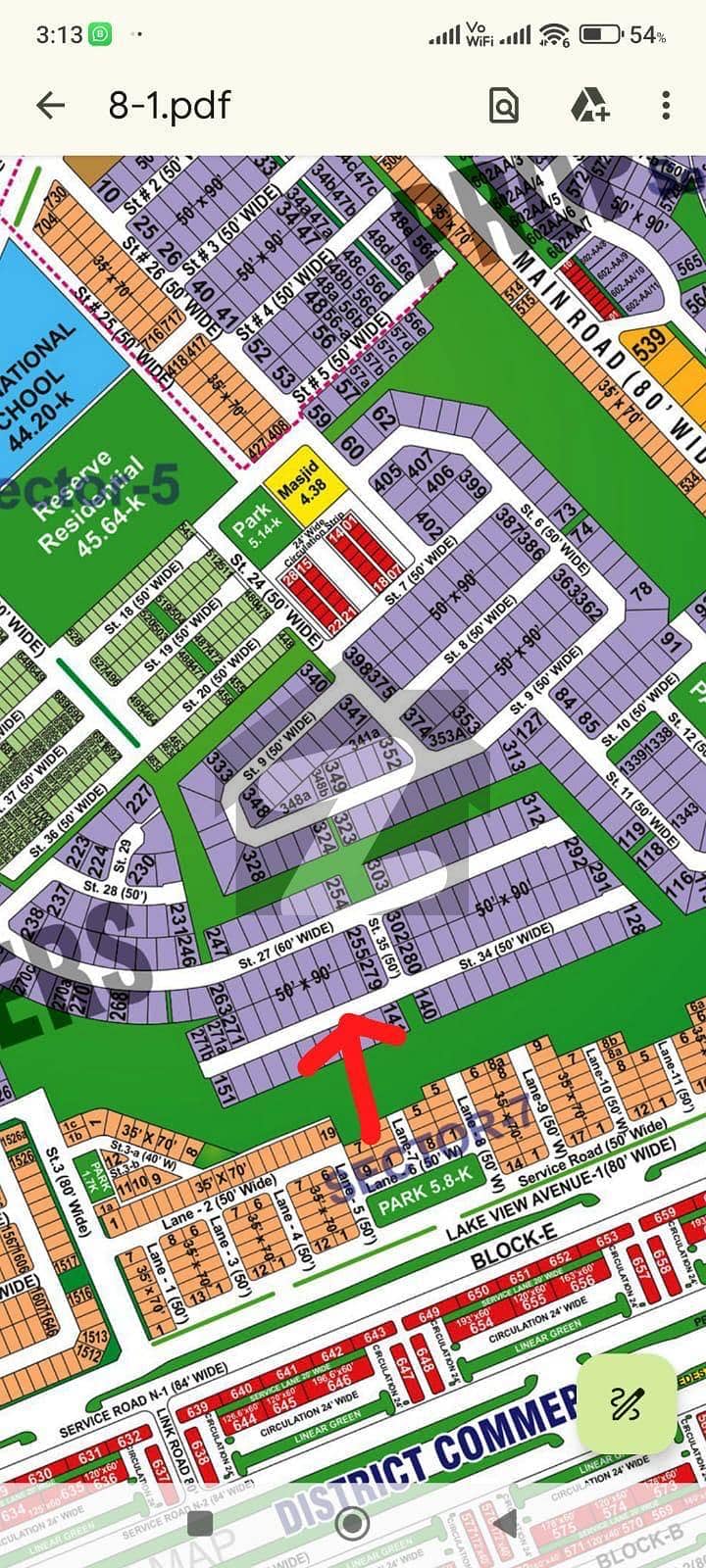 Centrally Located Residential Plot For Sale In Bahria Town Phase 8 Available