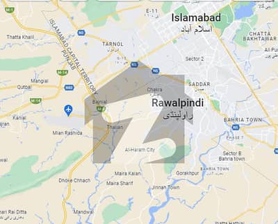 لاہور اسلام آباد موٹروے راولپنڈی میں 45000 کنال زرعی زمین 360.0 ارب میں برائے فروخت۔