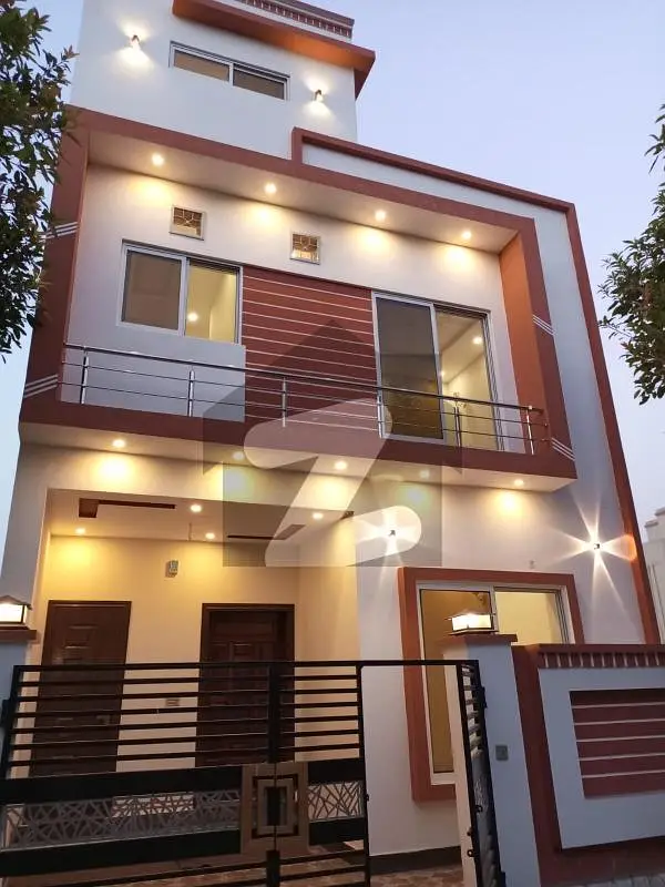 Brand New Double Storey Modern Design House For Sale Near Mosque, and Market Near Park IN New Lahore City