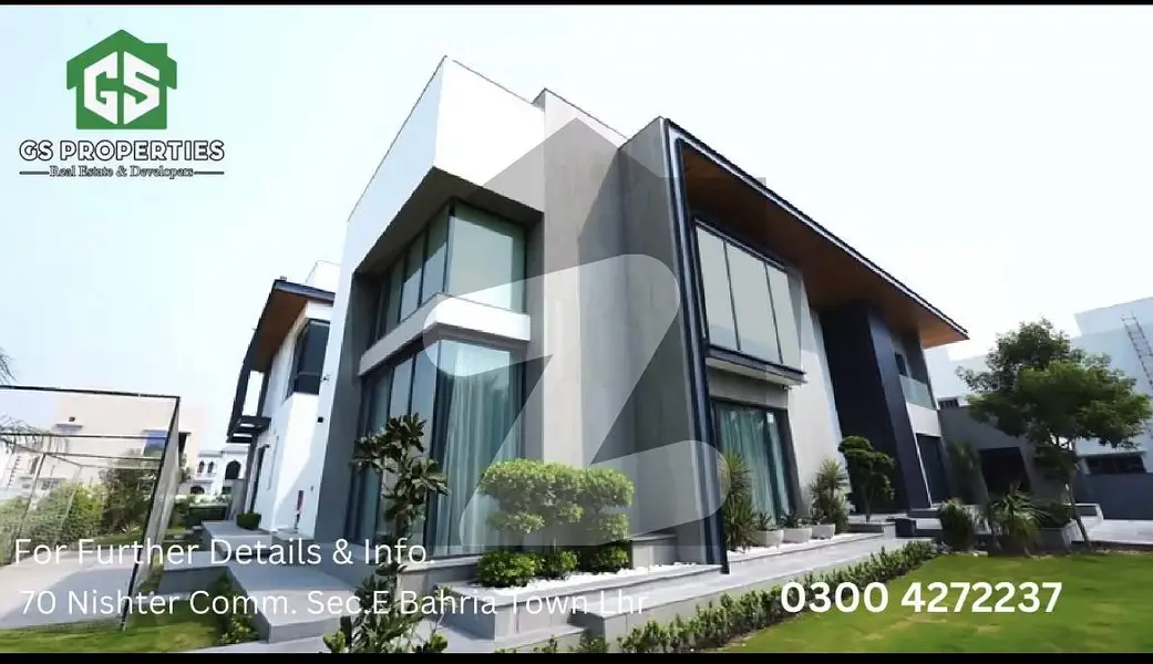 4.3 Kanals Brand New Ultra Modern Bangalow Fully Furnished + Loaded with Luxuries with full Basement