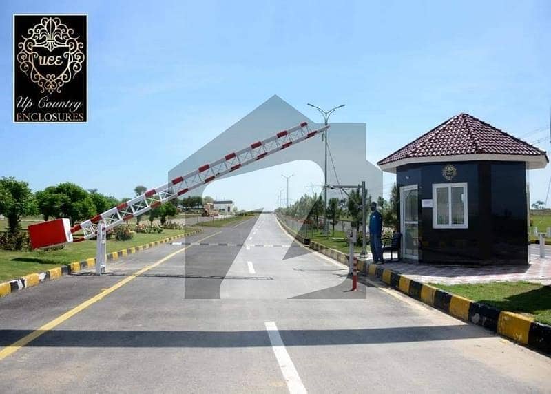 Main Double Road 1 kanal Plot Available UpCountry Enclosures Housing