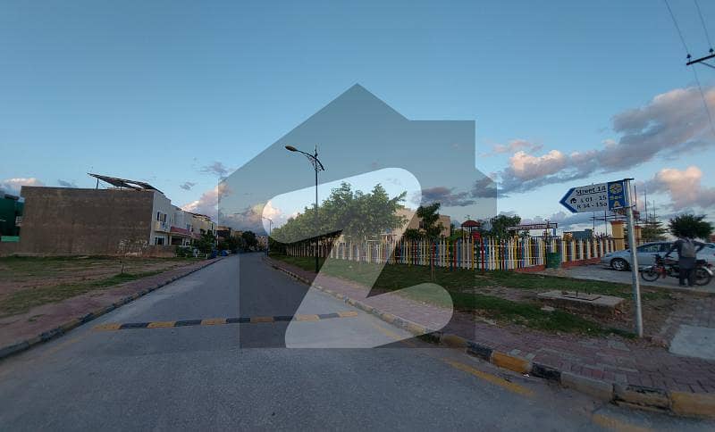 10 Marla Semi Corner With Extra Land Plot In Sector A, Bahria Enclave