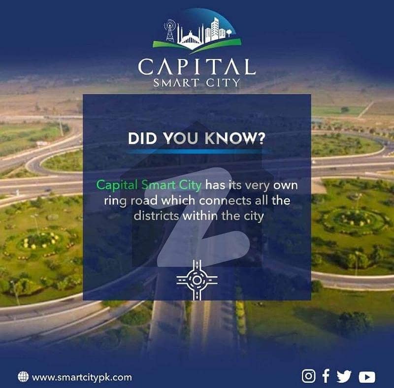 کیپیٹل اسمارٹ سٹی ایگزیکٹو- بلاک بی کیپیٹل اسمارٹ سٹی اوورسیز,کیپٹل سمارٹ سٹی,راولپنڈی میں 1 کنال رہائشی پلاٹ 49.75 لاکھ میں برائے فروخت۔