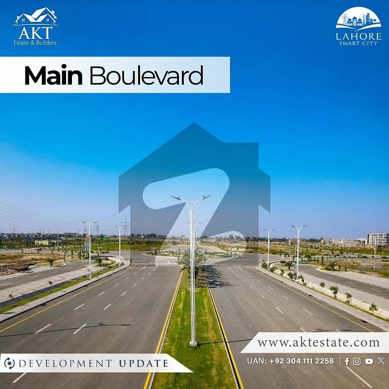 Ideal 12 Marla Residential Plot Available In Lahore Smart City Lahore