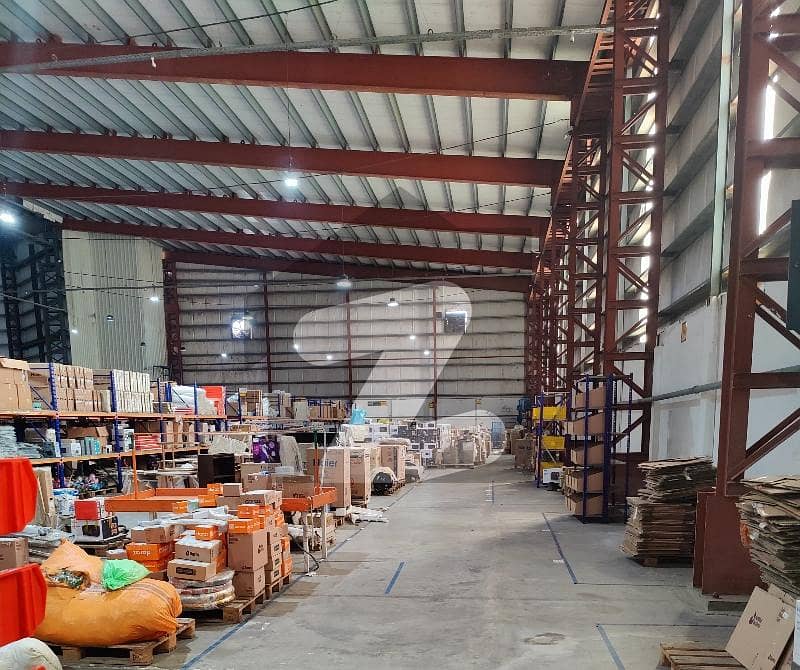 Centrally Located Warehouse In Quaid-e-Azam Industrial Estate Is Available For rent