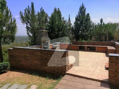 20 Kanal Farm House For Sale Top Of The Mountain Green Lush 360 Degree View Of Islamabad.